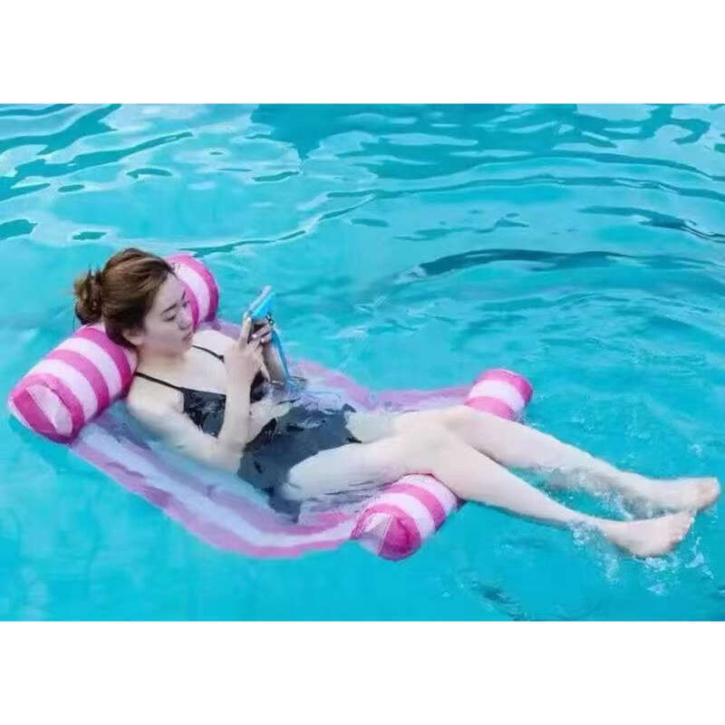 【 1226 People Praised 】 Swimming Drainage Inflatable Bed, Summer Foldable Adult And Child Water Play Chair, Swimming_voghion.com