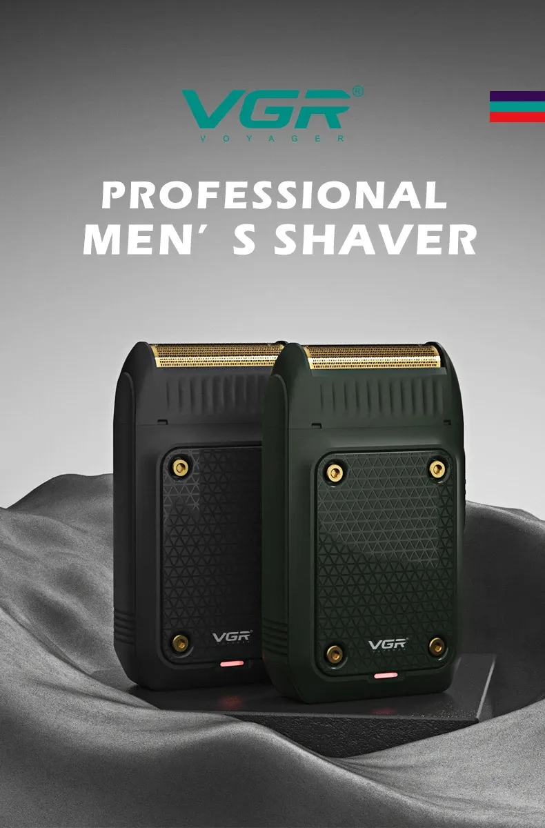 VGR Razor Electric Professional Rechargeable Razors Portable Beard Trimmer Mini Hair Shaver For Men V-353 240627_voghion.com