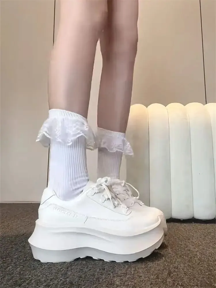 Comfortable Platform Dad Trainers For Women With Thick Sole_voghion.com