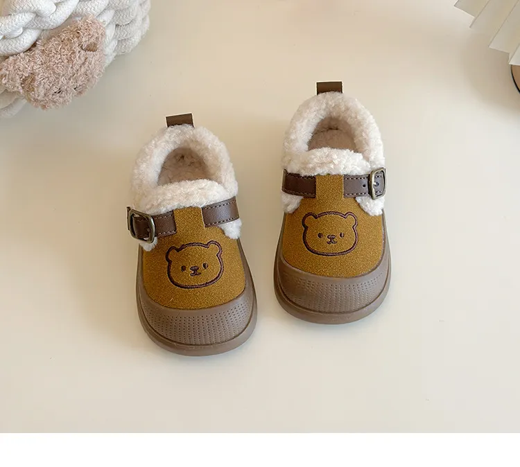 Baskets antidérapantes d'hiver pour tout-petits chaussures_voghion.com