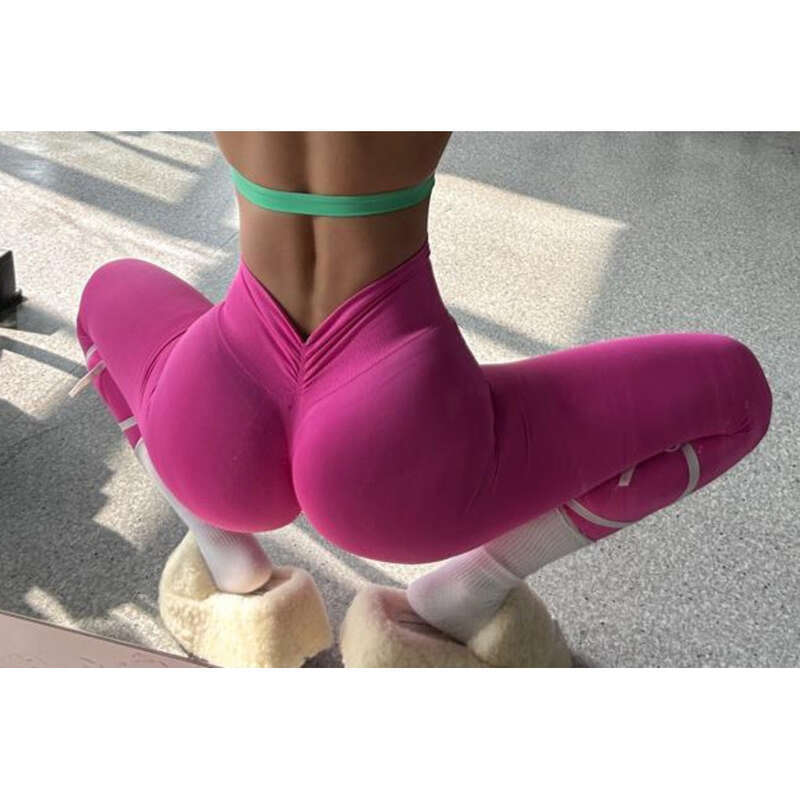 【2645 Mensen Collectie】 Lange Sexy Hete Meid Met Borstkussen, Rugloze Yogakleding, Fitnesstraining, Trendy Lange_voghion.com