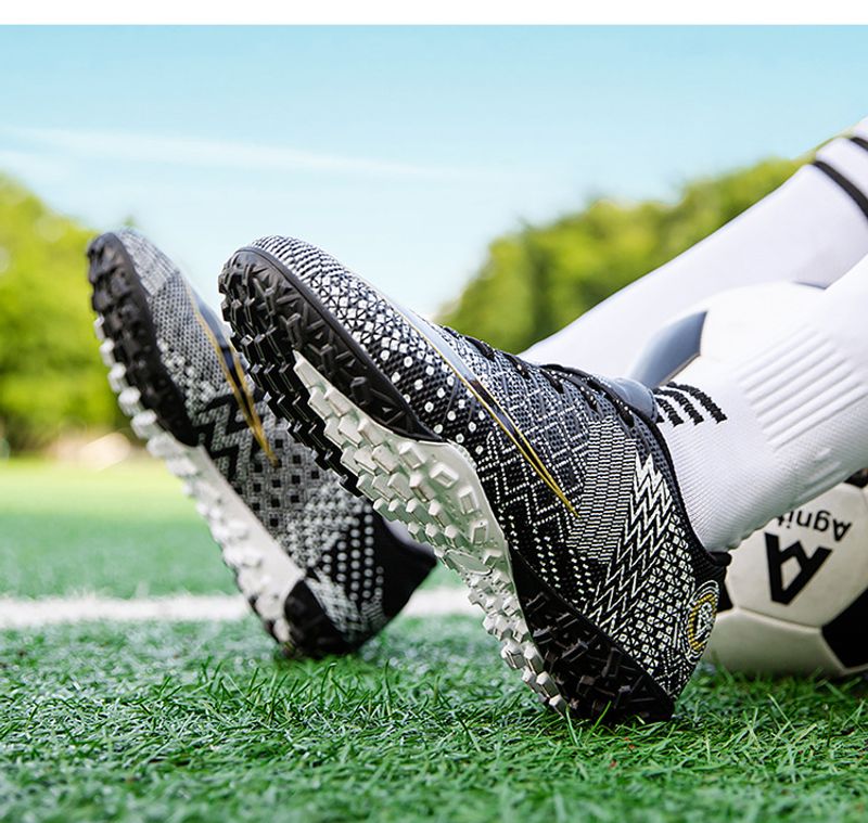 Scarpe da calcio da allenamento per prato con punte lunghe e corte FGTF da uomo, traspiranti, di grandi dimensioni, nuove e transfrontaliere, 2022_voghion.com