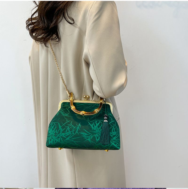Borsa a tracolla da donna con manico in bambù, regalo in oro cheongsam, borsa da donna cinese in stile antico_voghion.com
