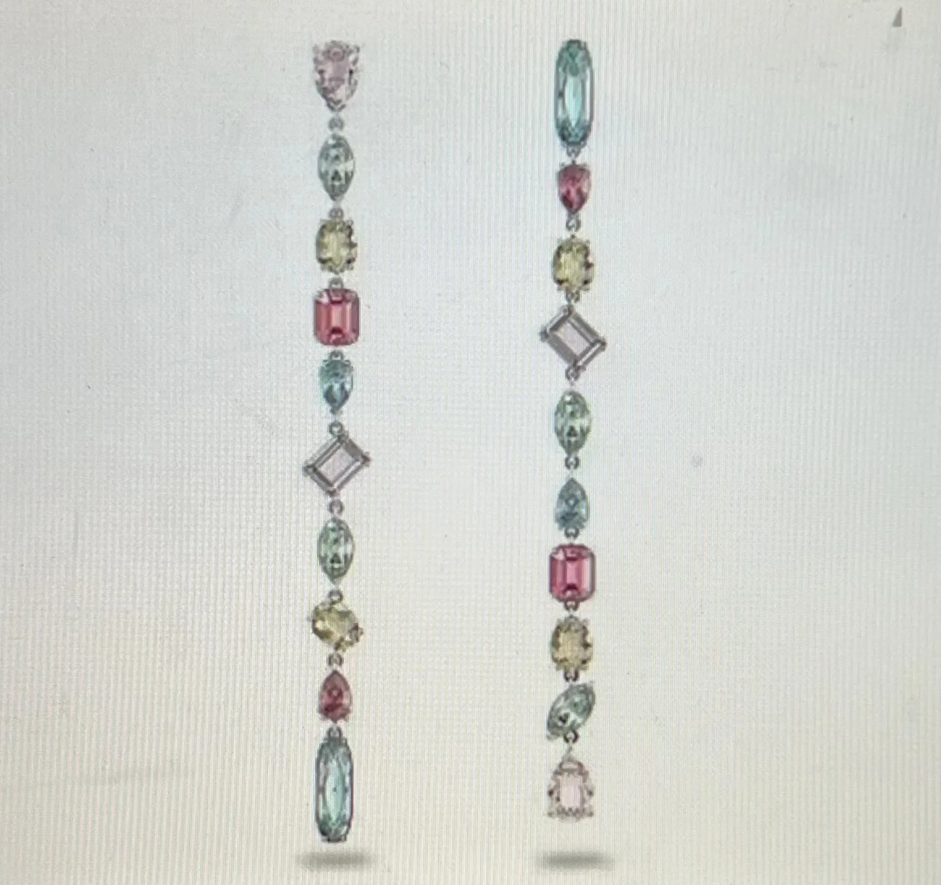 Conjunto de joias com brincos colar e pulseira de pedras_voghion.com