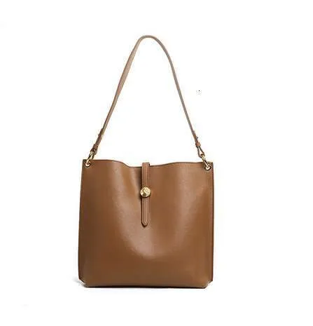 Bolsa de ombro em pele grande capacidade mala de senhora_voghion.com