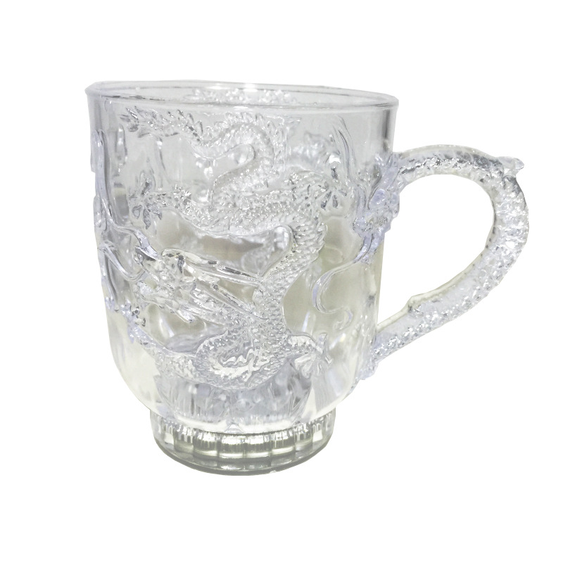NEU: Durch Wasser aktivierter, blinkender LED-Leuchtbecher mit Drachen-Bierglas, Wein- und Bierbecher, Becher, Becher, Regenbogenfarbenlicht, kreatives Geschenk_voghion.com