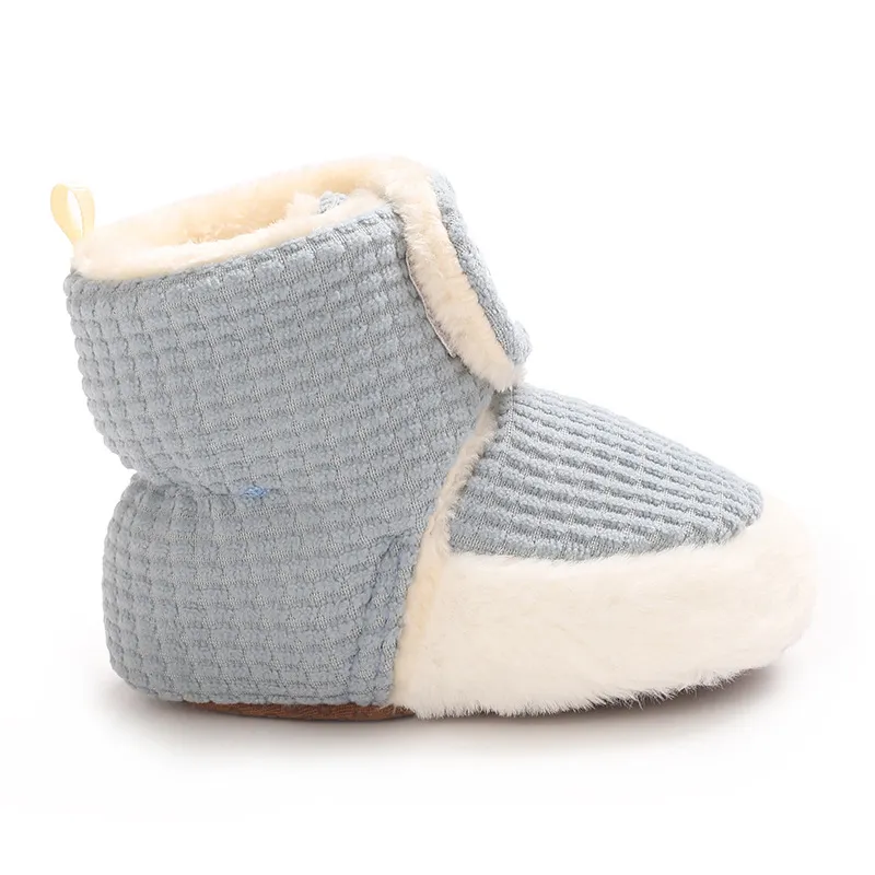 Botas de inverno de lã quente para bebês recém-nascidos, sapatos para crianças pequenas, botas Cutefeet para meninas e meninos de 0 a 18 meses_voghion.com