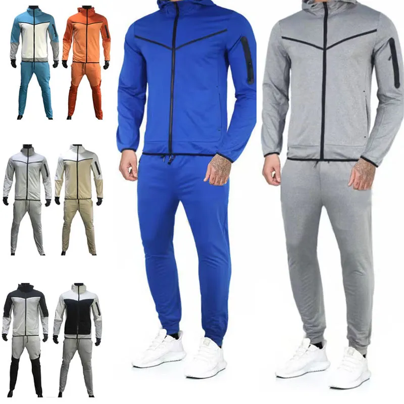 Designer Männer Tracuit Sweatshirt Thin Tech Damen Hären Trainingsanzug 3XL Fréijoer Hierscht Joggerjacket Zweedeel Set Sport_voghion.com