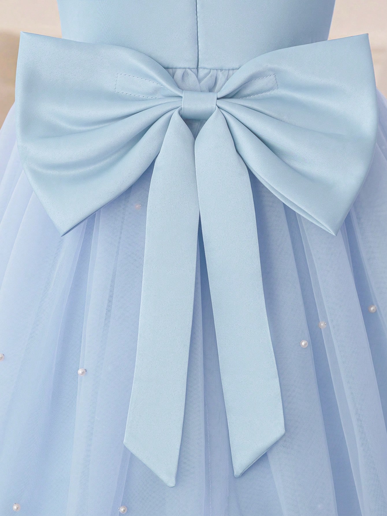 Girl Bow Princess Dress, Christmas Party Dress_voghion.com