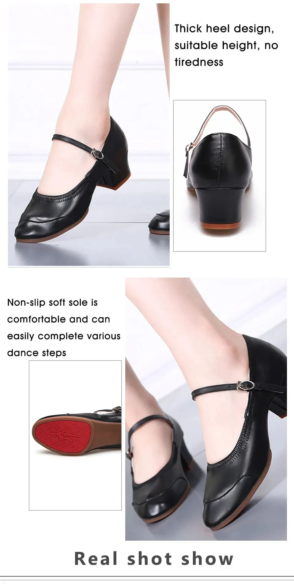 Tanzschuhe für Mädchen und Damen, für lateinamerikanische und moderne Ballsaal-Tanzschuhe, Salsa, Square Dance, weich, geschlossene Zehenpartie_voghion.com