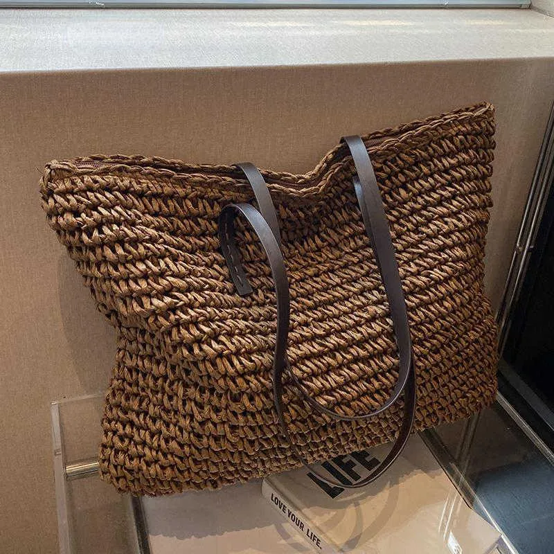 2023 Hot Sale Design Grass Womens Fashion Summer Leisure Large Capacity Shoulder Bag Y241123_voghion.com