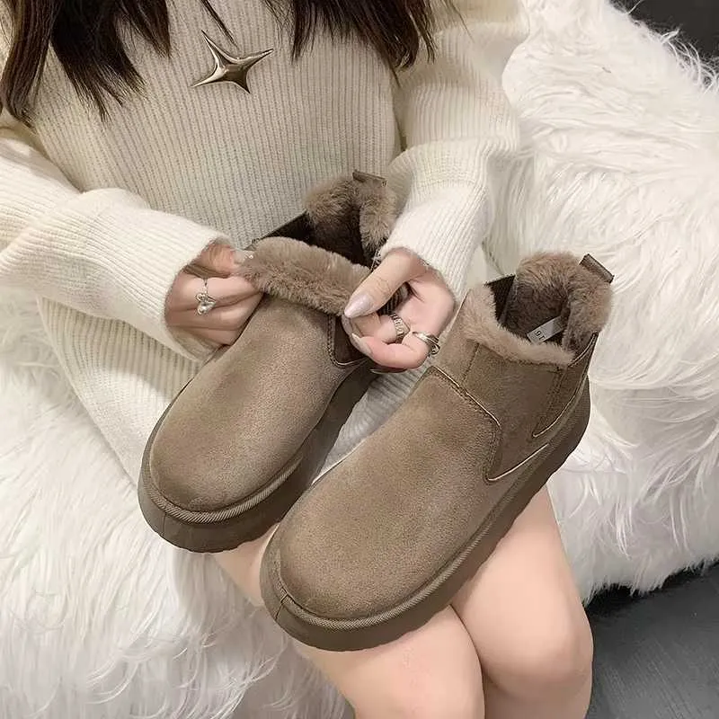 Neue Winter-Schneestiefel aus verdicktem Plüsch, warm, einfach und vielseitig, bequeme Baumwollschuhe M241005_voghion.com