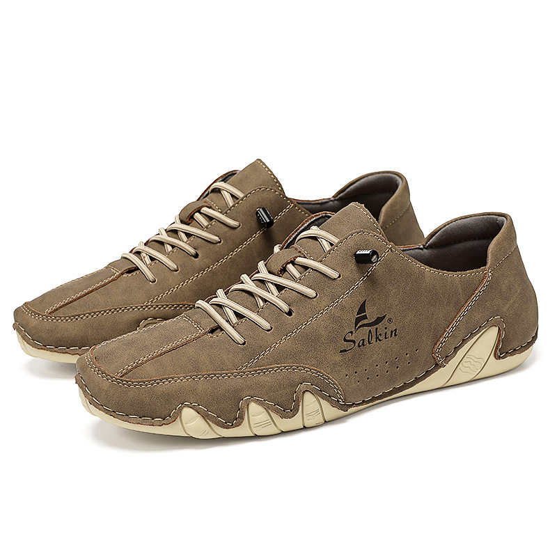 Herren Freizeitschuhe Jungen Martin Boots Aus Leder Für Den Alltag_voghion.com