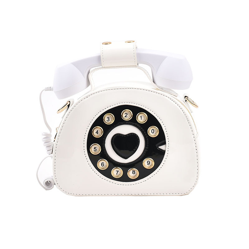 Femmes élégantes en forme de téléphone bandoulière en cuir PU sac à bandoulière femme sac à main décontracté Shopping rue cartable d'école_voghion.com