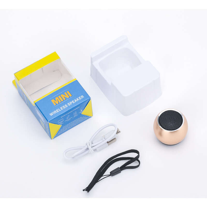 Mini subfalante de metal, alto-falante Bluetooth portátil criativo para áreas externas_voghion.com