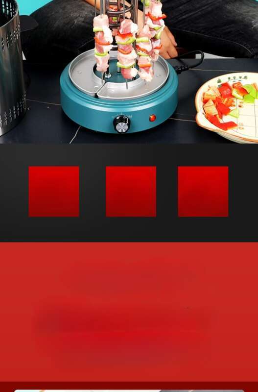 [94% gunstig vurdering] Grillovn, Elektrisk Grill String Grillmaskine, Røgfri, Fuldautomatisk Rotation,_voghion.com