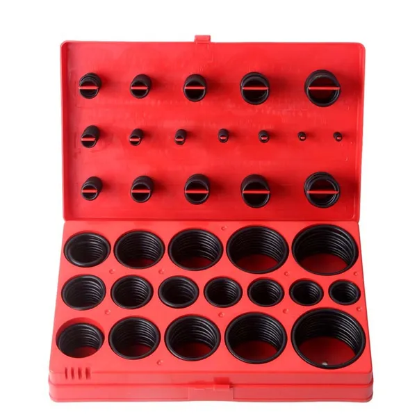 419 Pcs O-ring Nitrile Rubber Gasket Plastic Box Seal_voghion.com