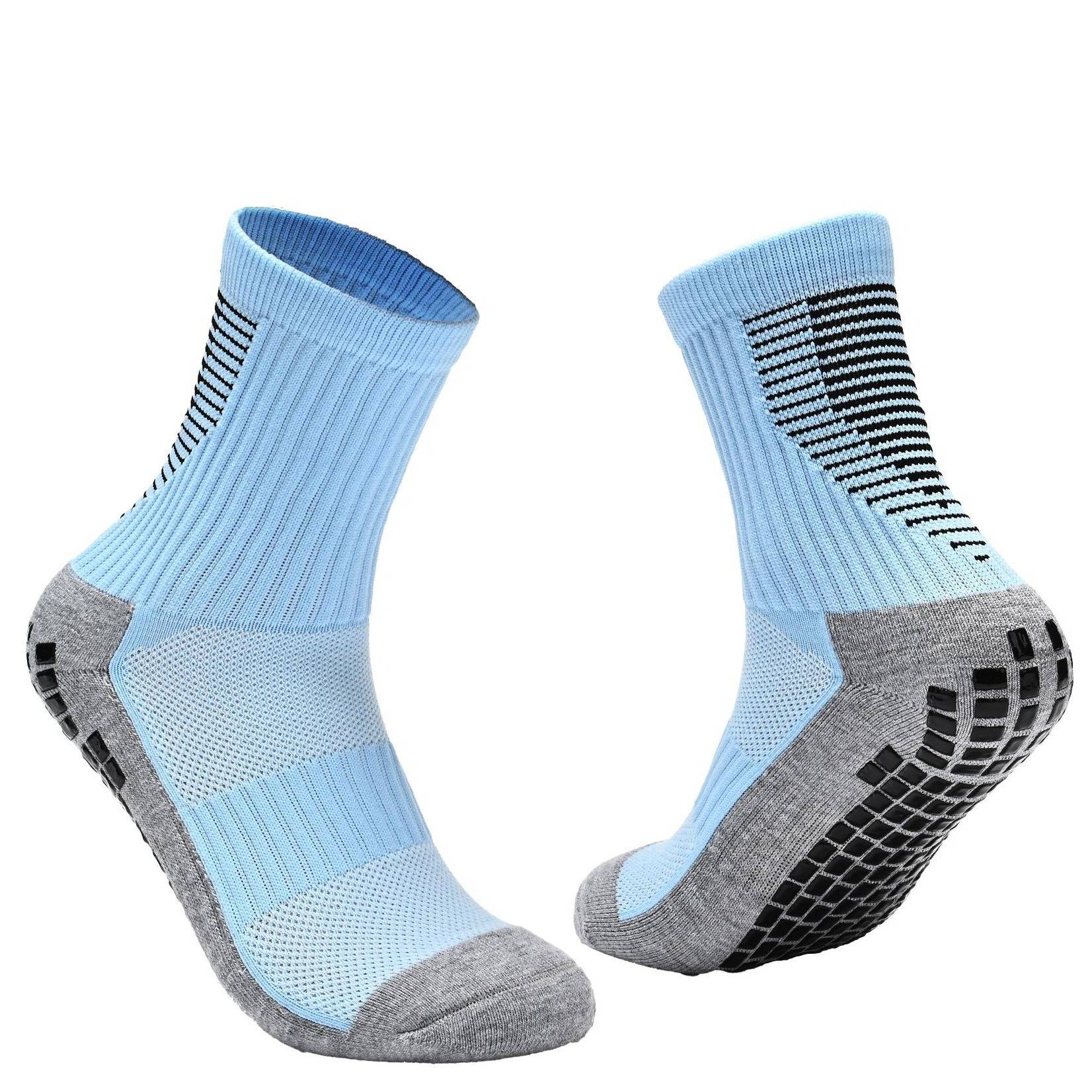 Non-Slip Dot Grip Socks For Adults & Kids - Breathable Sports Socks With Thick Terry Cushion For Training & Competition (Multi-Color Options)​_voghion.com