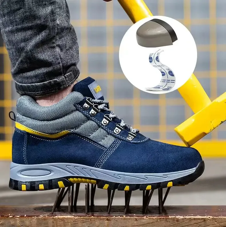 Four Season Mens Work Safety Boots With Leather And Steel Toe Protection High-speed Rail For Men 250226_voghion.com