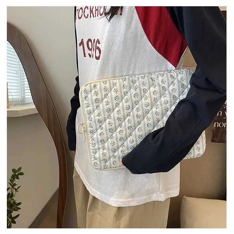 Borsa a traliccio per laptop, tablet, modello di stampa, 3 pollici, 5 pollici, custodia morbida per notebook, libro, Air_voghion.com