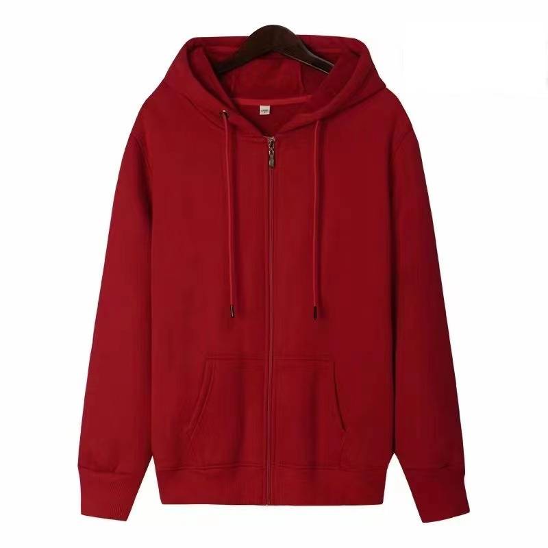 Sudadera con capucha hombre algodón cremallera sport chaqueta_voghion.com