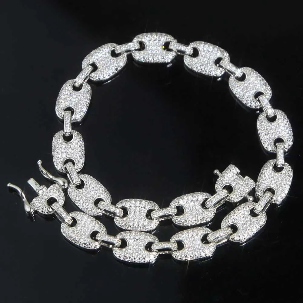 Tobilleras de verano de 8 mm con cuentas de café CZ brillante con circonita cúbica 5A de alta calidad, cadena para pierna para mujer de 9 y 10 pulgadas_voghion.com
