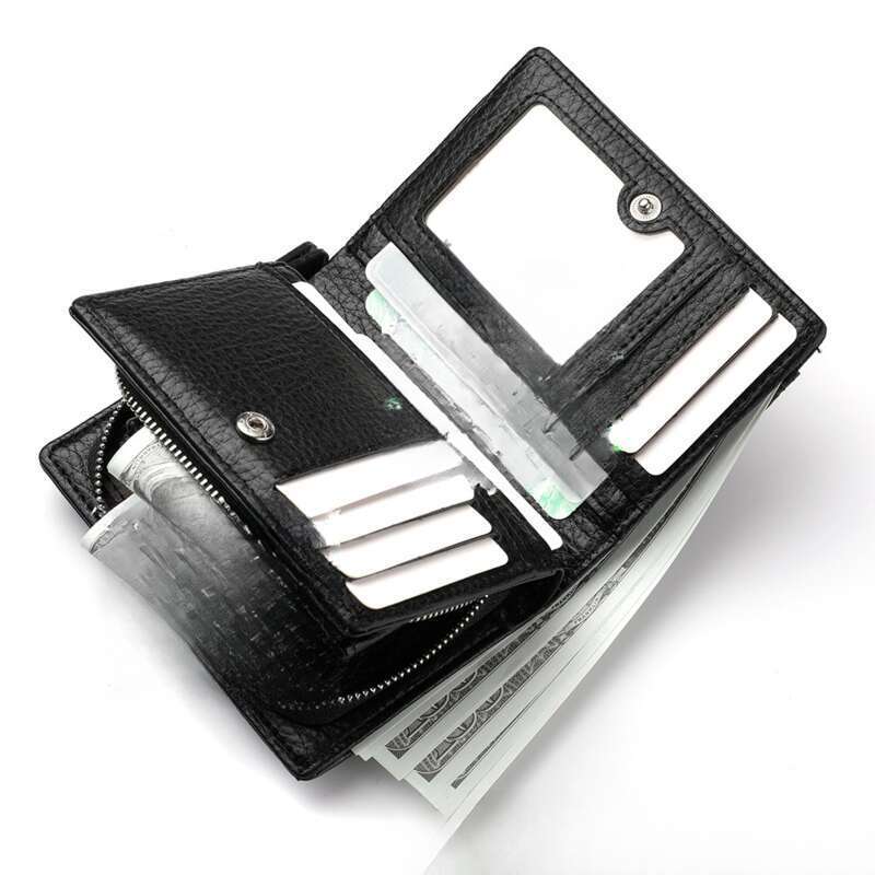 Neu Anti-Diebstahl Kette Geld Clip Führerschein Karte Brieftasche Männer Edition_voghion.com