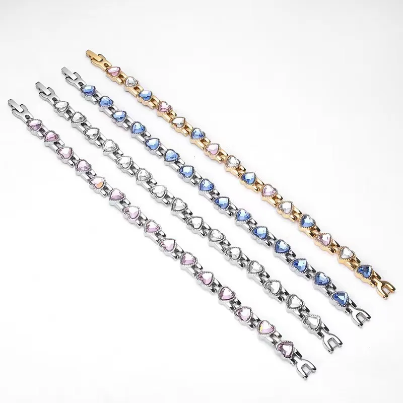 Mode Liebe Würfel Zirkonia Gewicht Verlust Energie Magnet Armband frauen Paar Schmuck_voghion.com