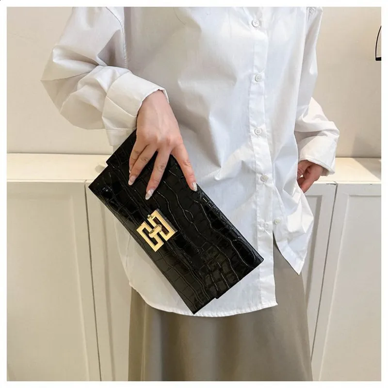 Pochette da sera per donna in argento, borse a busta, alla moda, in pelle PU, portafoglio, per feste di matrimonio, borsa da ballo 240924_voghion.com