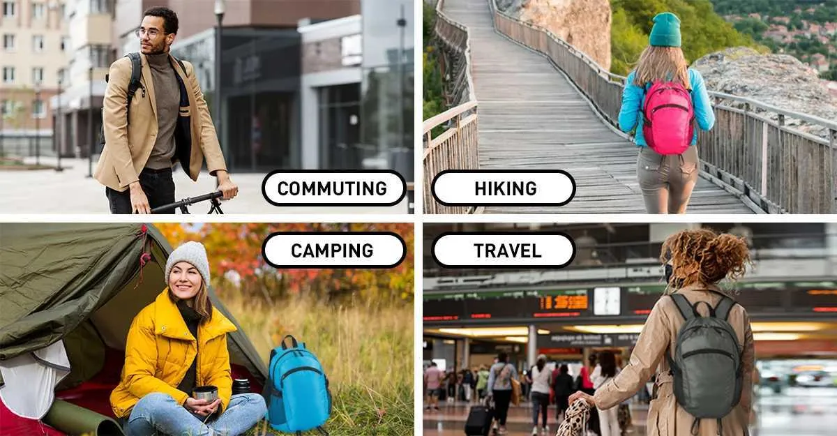 Foldable Travel Backpack Lightweight Hiking Daypack For Men And Women_voghion.com