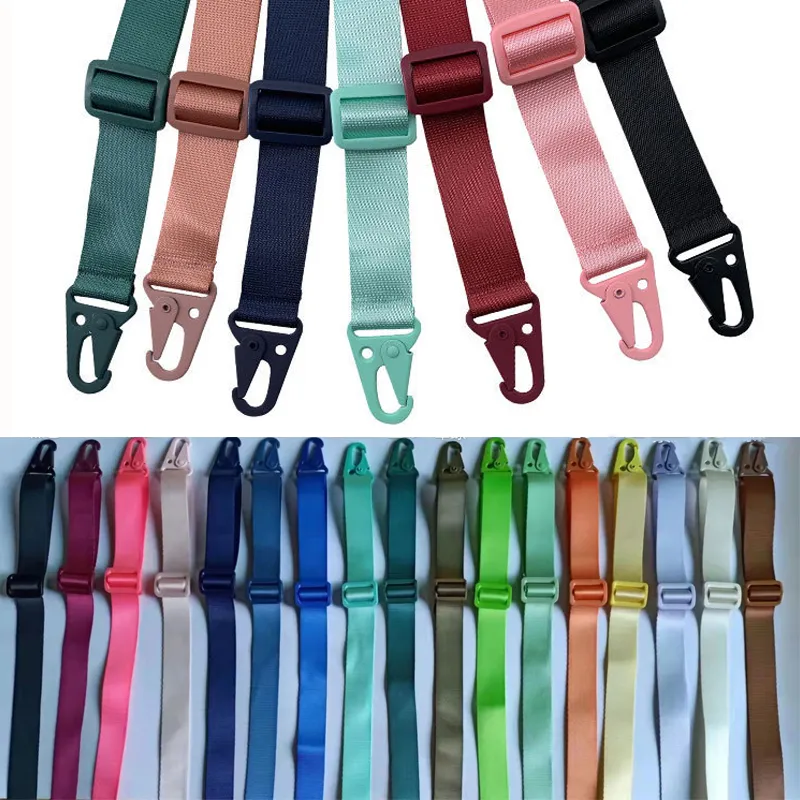 Tracolla regolabile staccabile per telefono cellulare, cordino in fettuccia piatta in nylon, clip per collana, cordino per appendere_voghion.com