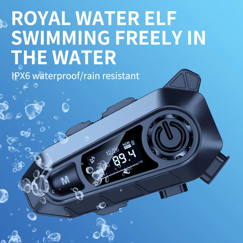 Cuffie Bluetooth 5.4 per casco da moto, cuffie wireless a mani libere, impermeabili_voghion.com