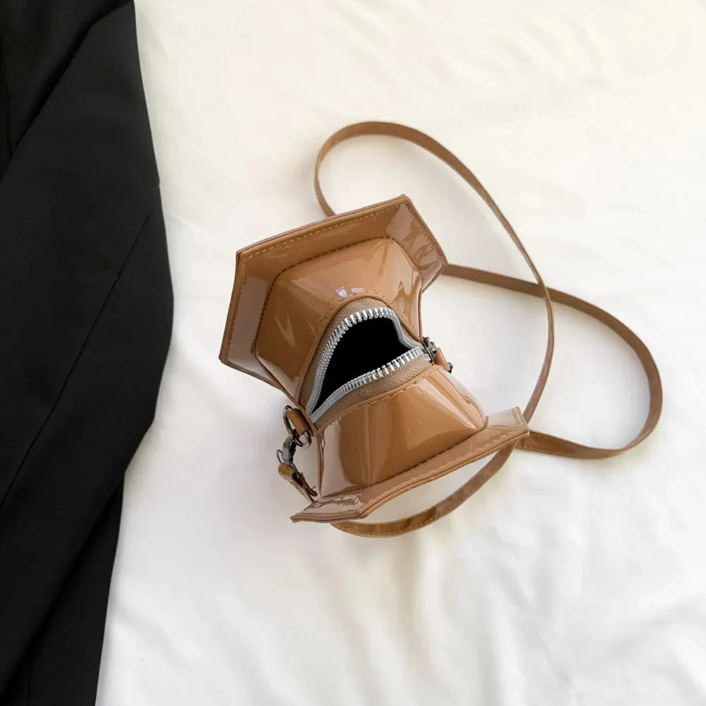 Sac à main en forme de cercueil pour femme, pochette à bandoulière gothique fantaisie rose, sac à main décontracté, cadeau d'Halloween 240823_voghion.com