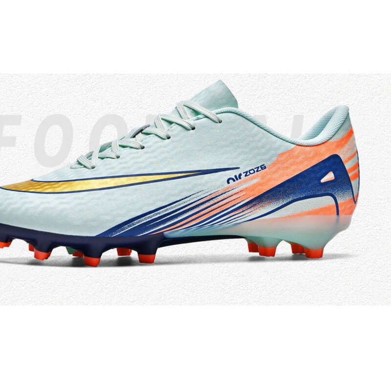 Paire de chaussures de football à crampons longs et cassants, en cuir synthétique imperméable et à haute résistance au pelage_voghion.com