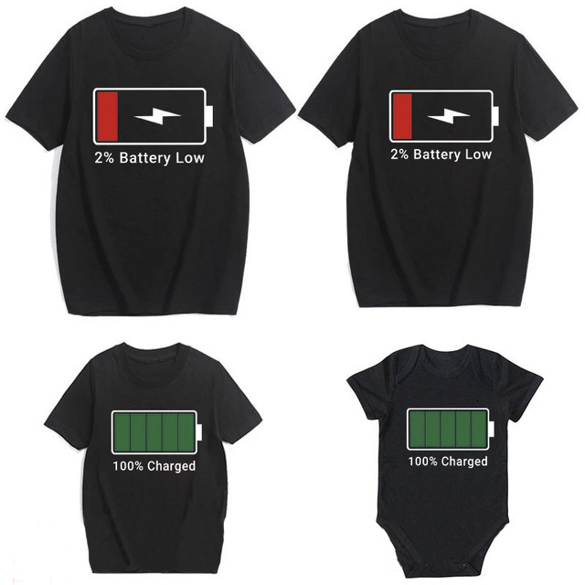 Mutter & Kinder Mutter und Tochter installiert eine Familie von drei vier Strom Eltern-Kind Kurzarm T-Shirt Top_voghion.com