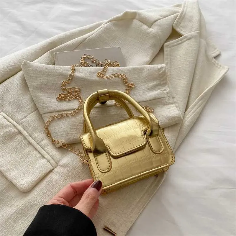 Naiste Mood Mini Crossbody kotid Täiskivist prinditud klapp vabaaja kett-õlakott Naistele Mitmekülgne Square Messenger_voghion.com