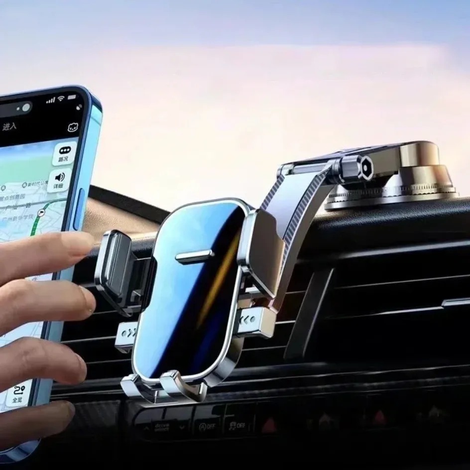 Magsafe Heavy Duty Car Phone Holder – Multifunction Dashboard Mount With Magnetic Suction For All Smartphones_voghion.com