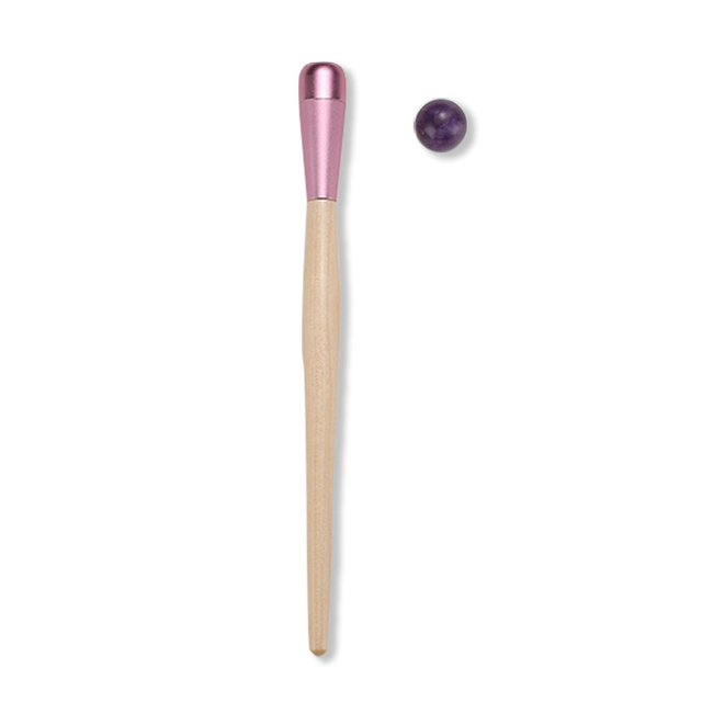 Rullo massaggiatore di giada, rullo massaggiatore di ghiaccio, bastone per la casa, portatile, comodo, adatto per massaggiatore per occhi e viso, strumenti di bellezza, 1 pz._voghion.com