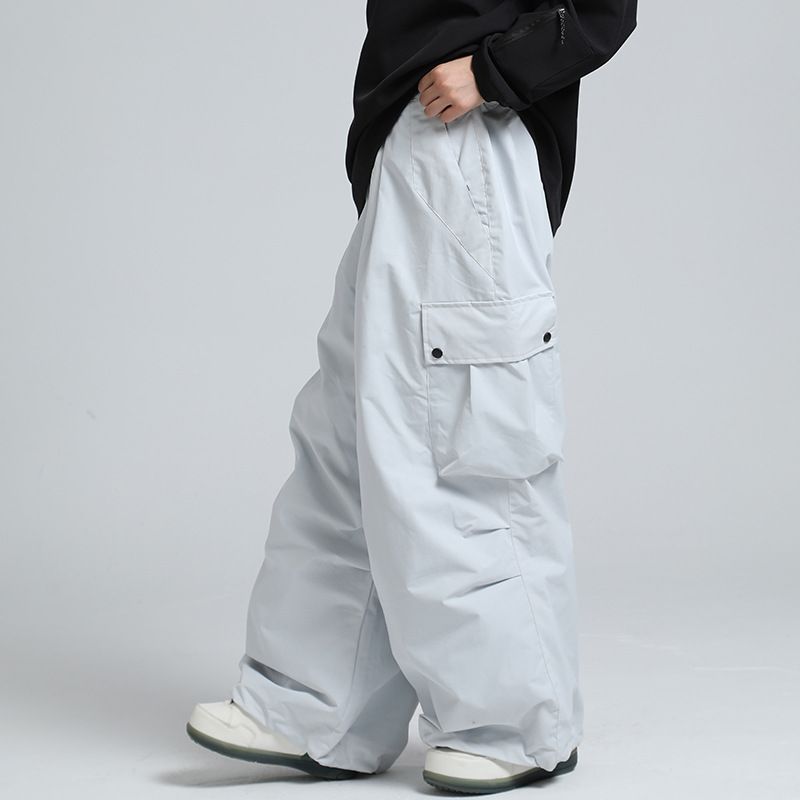 Neue winter im freien lose taille schutz ski frauen wasserdichte warme Amerikanischen professionelle snowboard hosen männer_voghion.com