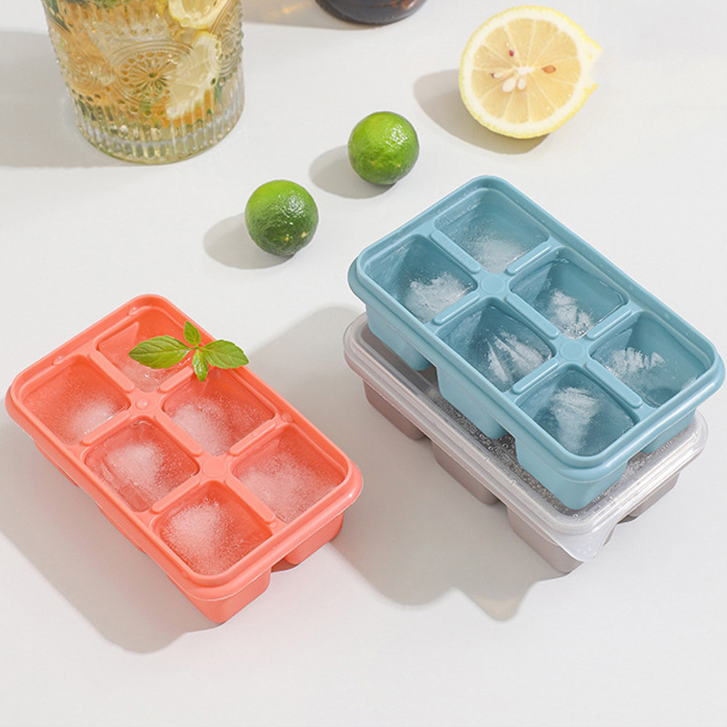 Mini 6 Grids Soft Silicone Ice Cube Tray Ice Mold Ice Cream Maker Summer Party Homemade Cold Drink DIY Tools_voghion.com