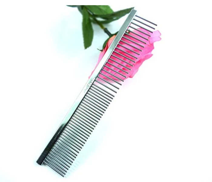 Peigne de toilettage en acier inoxydable pour chien et chat_voghion.com
