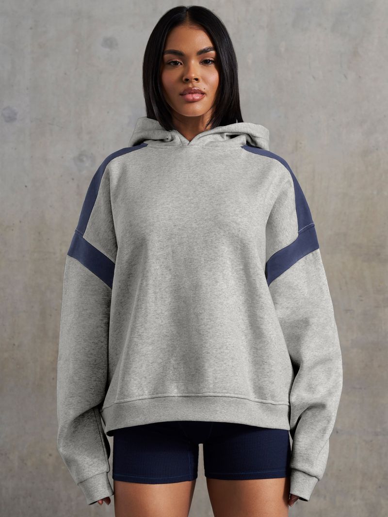 Women's Clothing contrast color drop shoulder high-end_voghion.com