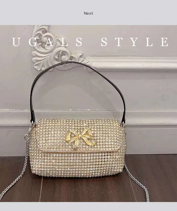 Crystal Rhies Dia Square Glitter Women Handbag Fashion Evening Wedding Party Clutch Purse Shoulder Bag Street Dressing_voghion.com