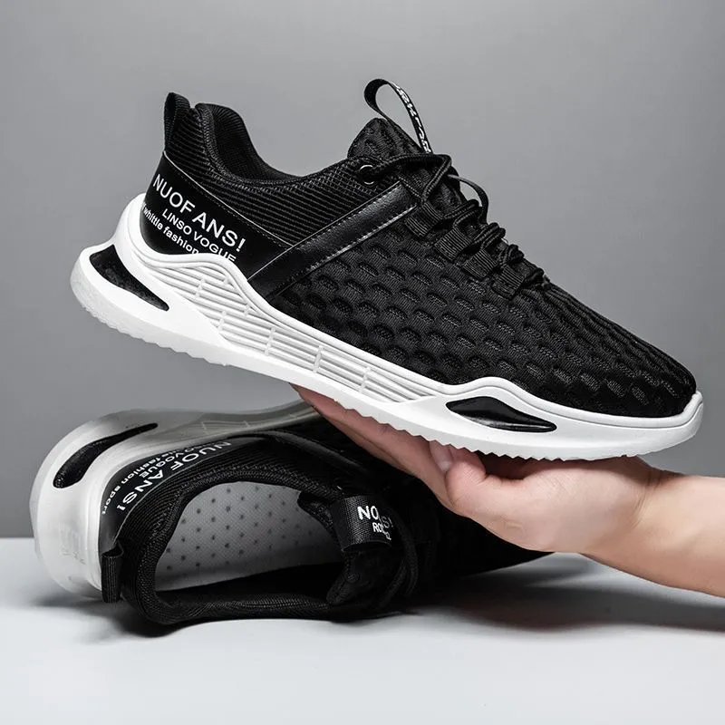 Atmungsaktive Herren Laufschuhe Leichte Freizeitsneaker Bequem_voghion.com