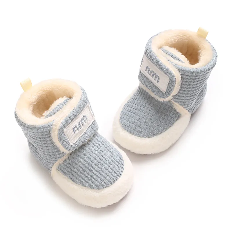 Botas de inverno de lã quente para bebês recém-nascidos, sapatos para crianças pequenas, botas Cutefeet para meninas e meninos de 0 a 18 meses_voghion.com