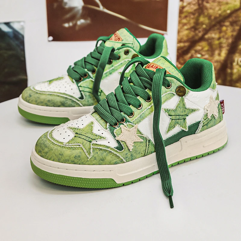 Modische Basketball-Sneakers: bequeme Casual-Sportschuhe mit weichen Sohlen_voghion.com