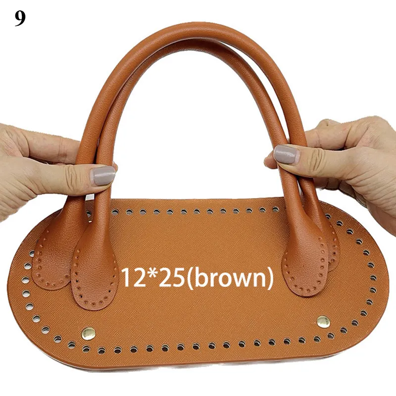 Set di 3 cinturini in pelle fatti a mano, di alta qualità, con accessori hardware per borse fai da te._voghion.com