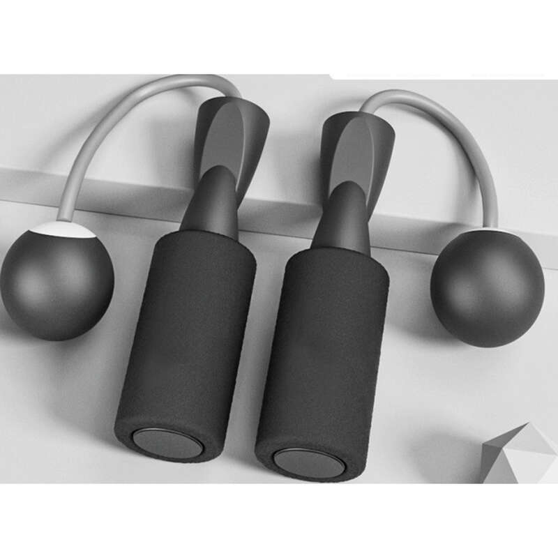 Dispozitiv fără fir pentru sărituri cu dublă utilizare pentru adulți, pentru sporturi de interior, coardă de sărituri cu minge mare Sil, fitness_voghion.com