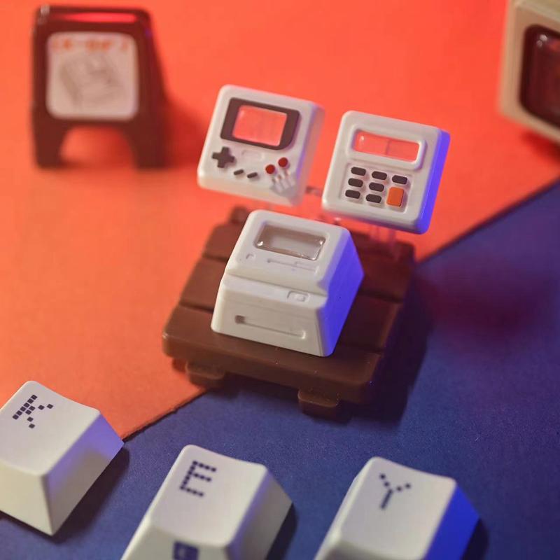 K-04 Tastiera Keycaps 3In1 Per Meccanica Classica Retro Carino Trasparente Key Cap Adatto Carino Pulsante Personalizzato Keycaps_voghion.com