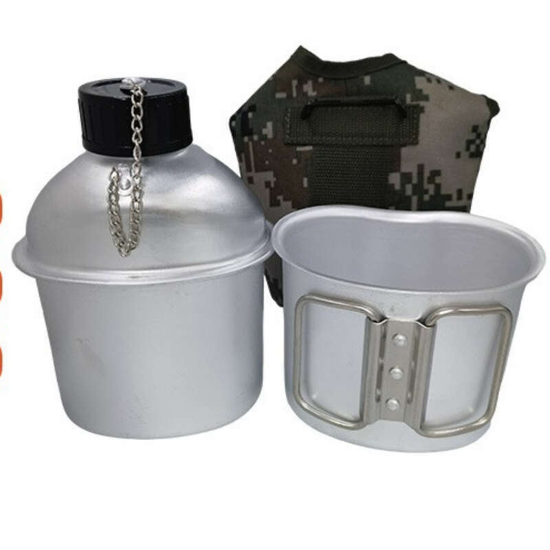 Portable Outdoor Stove Set, Portable American Camouflage Kettle, Military Training New Camping Water_voghion.com